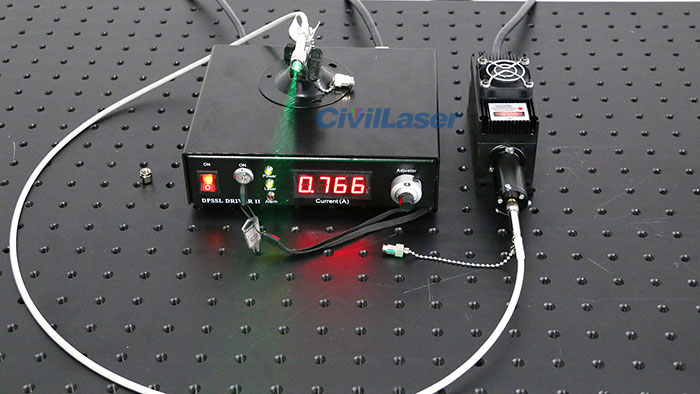 530nm fiber coupled laser